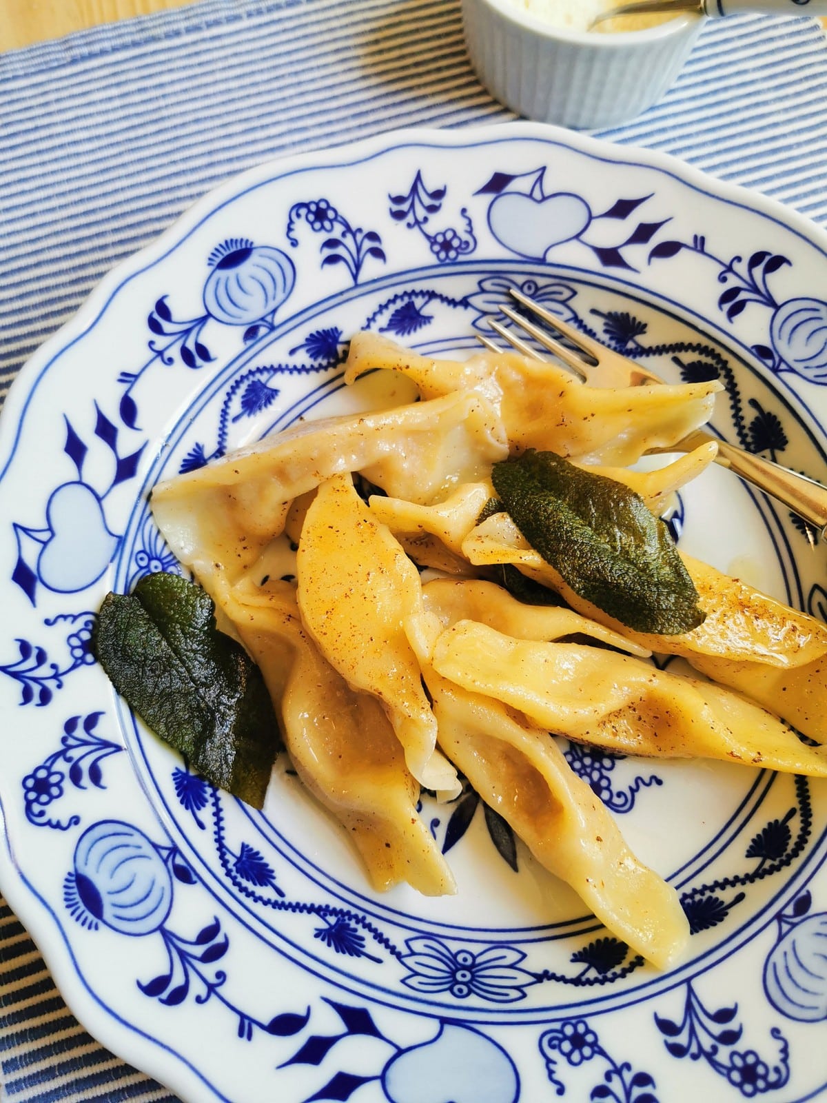 Scarpinocc filled pasta from Lombardy.