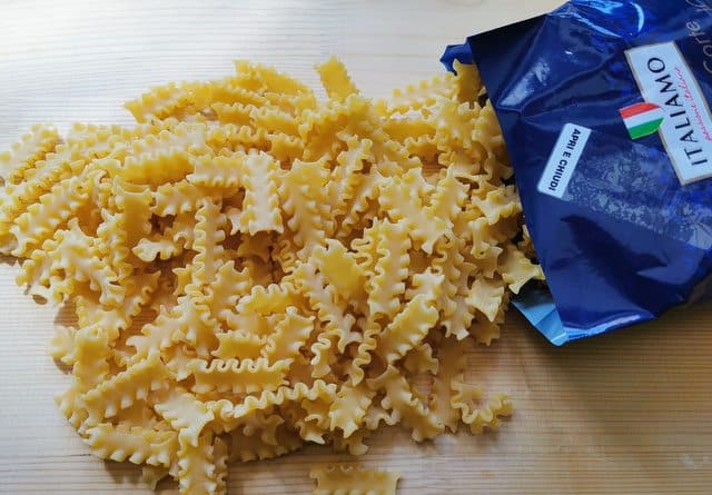 short mafaldine mafalde pasta from Lidl