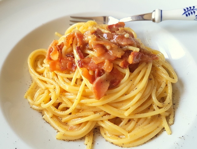 Spaghetti alla Carbonara; Recipe from Rome – The Pasta Project