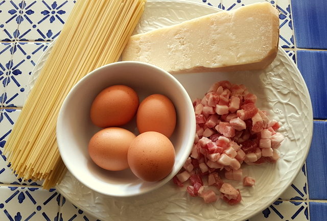 spaghetti alla carbonara ingredients