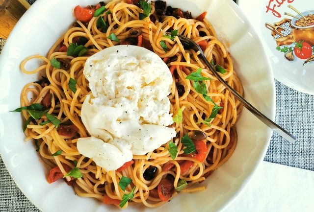 spaghetti alla checca recipe from Rome