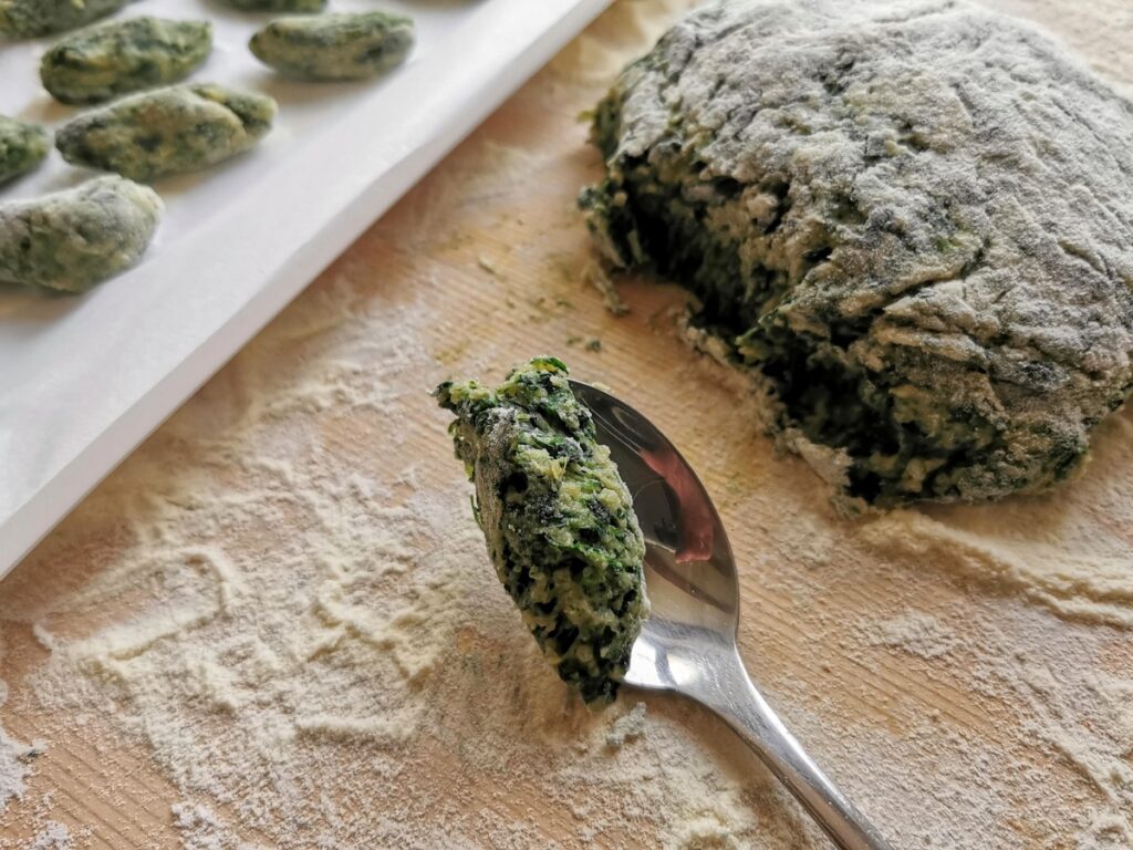 spinach gnocchi dough