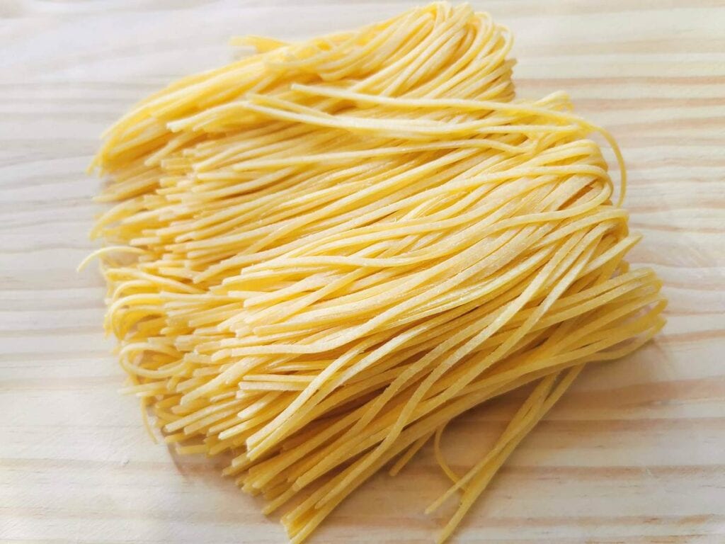 Fresh tagliolini