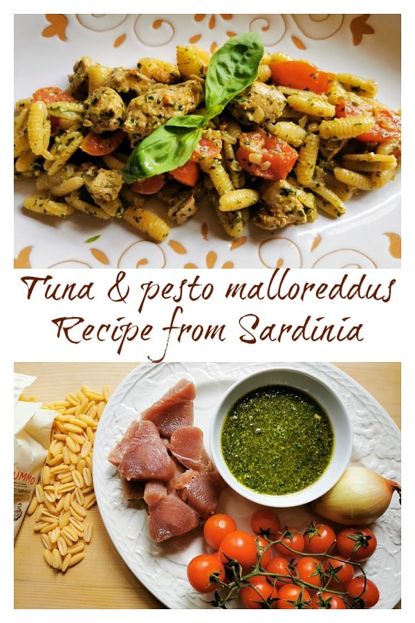 Tuna and pesto malloreddus recipe from Sardinia