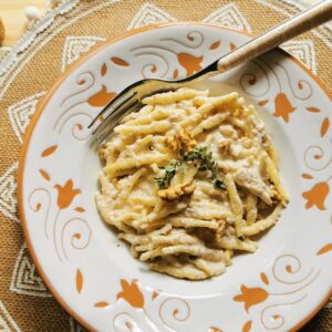 walnut sauce pasta recipe from Liguria