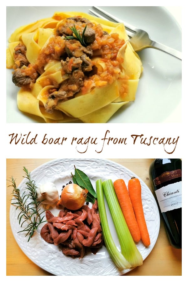 Tuscan wild boar ragu